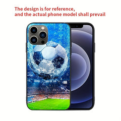Football Print Drop Proof Full Body Protective Phone Case For IPhone