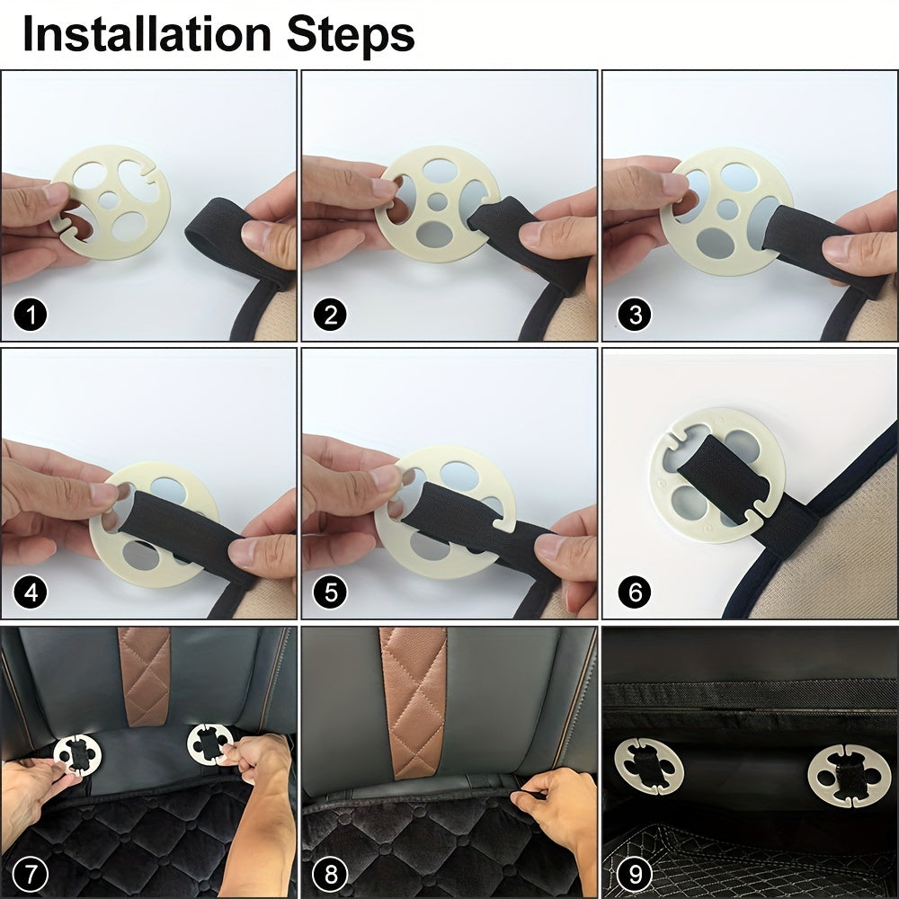 3pcs Universal Car Seat Cover Plush Breathable Warm Cushion