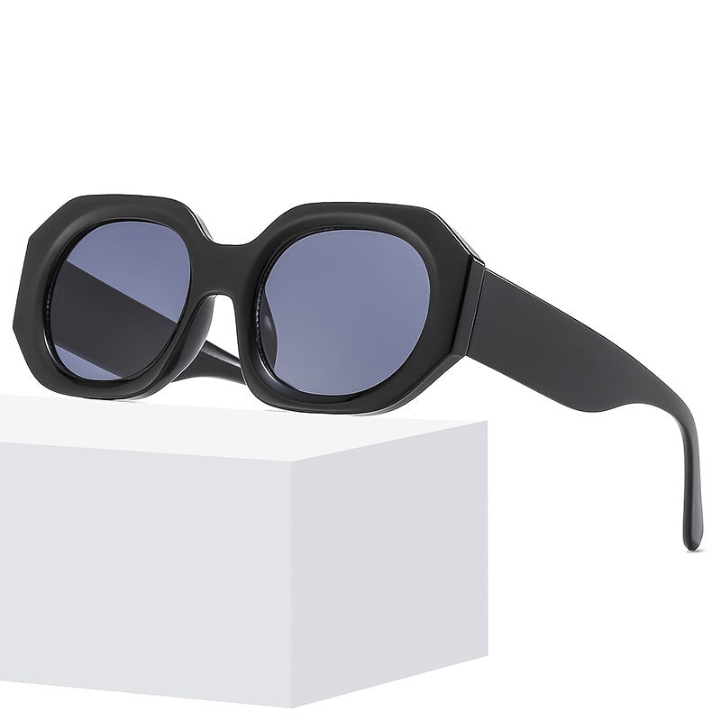 Y2K Geometric Sunglasses UV400 With Case