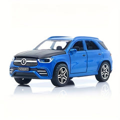 Alloy Car Model, 4 Doors Open, Pull Back Running Toy, Off-road Car Ornament Gift