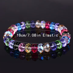 Crystal Acrylic Beaded Bracelet Minimalist Hand Jewelry For Women & Girls