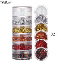 6 Layer Glitter Gel Kit for Halloween Makeup