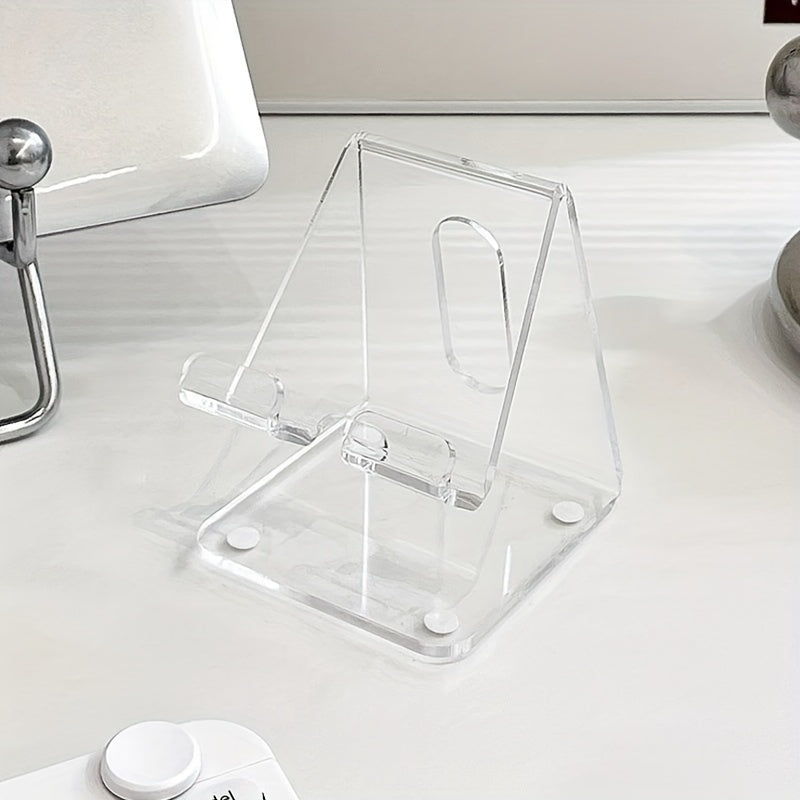 1pc Acrylic Phone Stand Compatible with Various Screen Sizes
