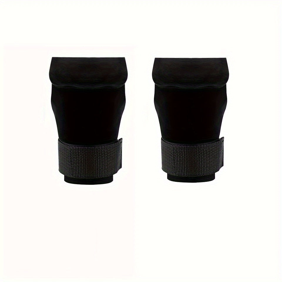 Strength Training Cowhide Palm Guard Weightlifting Wrist Guard Gloves