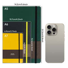 Dot Matrix Diary & Notepad Set A5 A6 A7 Itinerary Planner Pocket Notebook