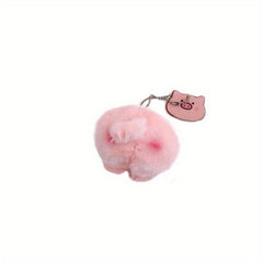 Cute Mini Pig Head Plush Cartoon Toy for Kids, Couples & Babies