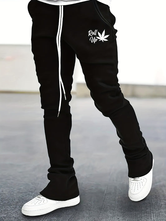 Men's Drawstring Flare Pants