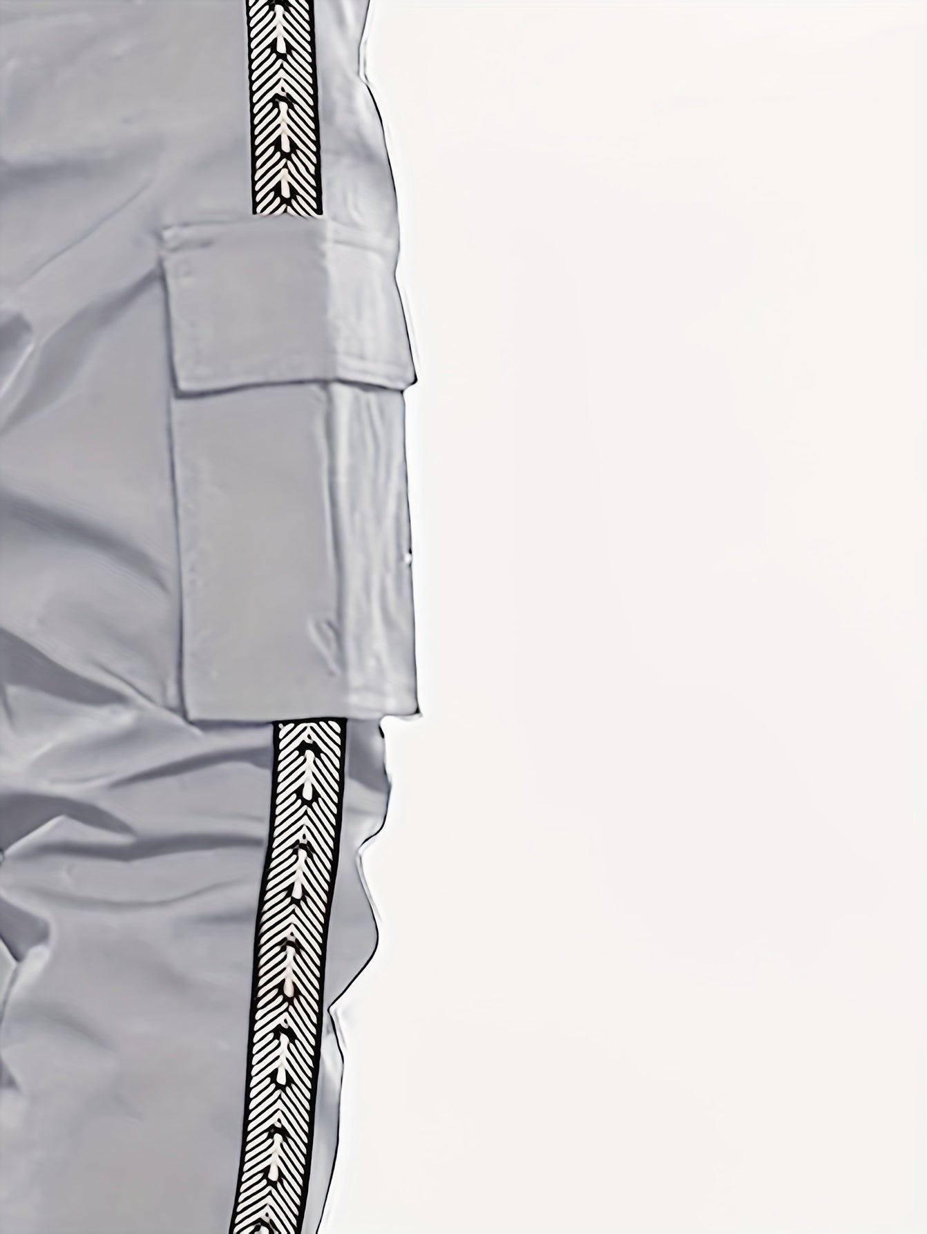 Men's Cargo Pants with Flap Pockets Straight Leg