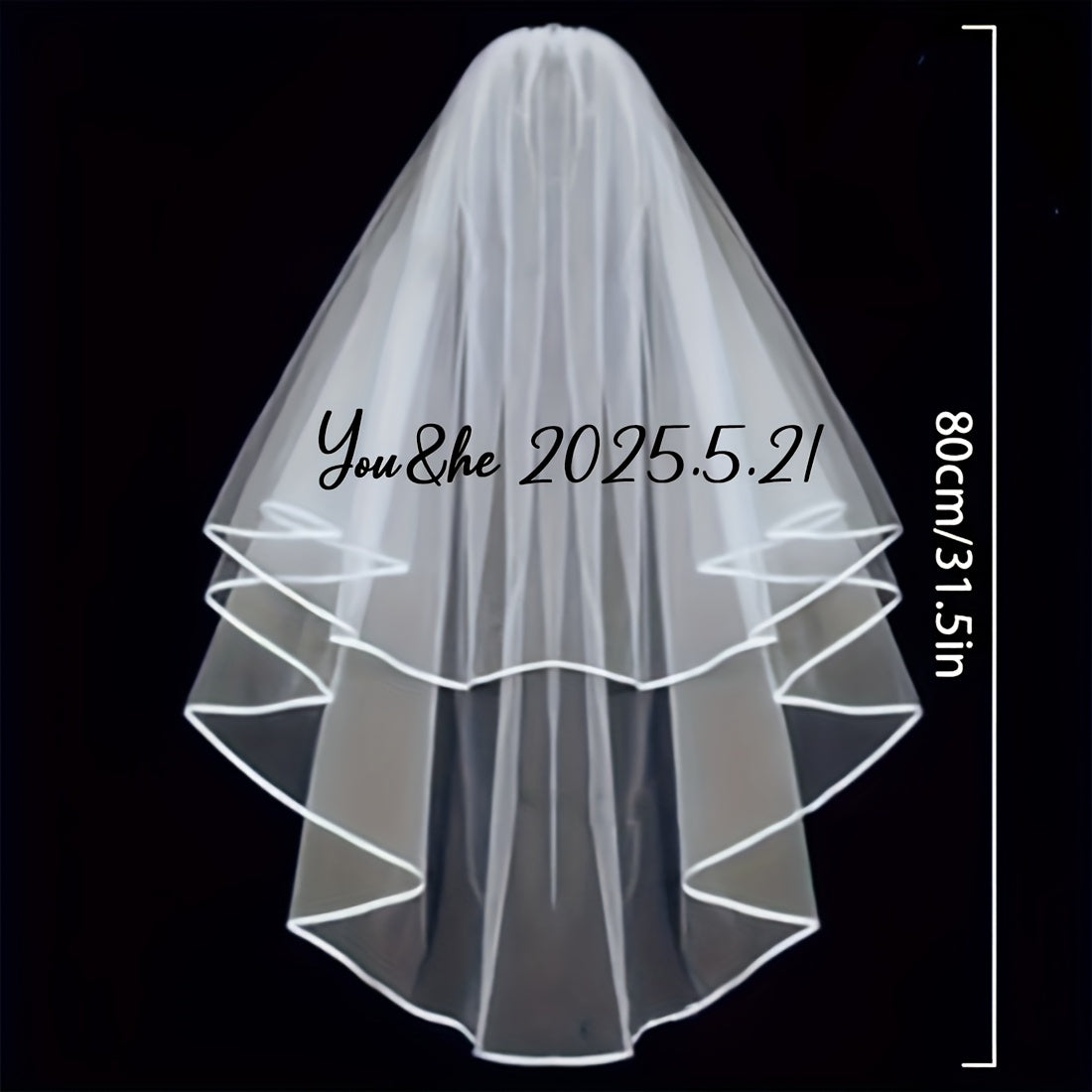 Personalized Veil Birthday Party Gothic Funeral