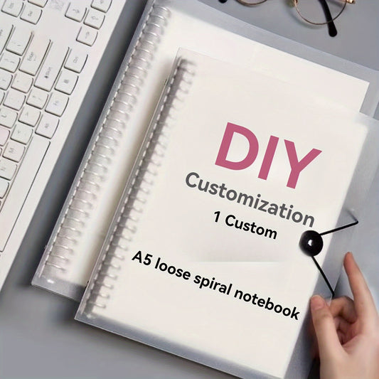 Personalized Spiral Notebook Soft Cover High-Quality Pages