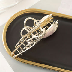 Tulip Alloy Hair Clip Rhinestone Shark Claw Hair Accessories