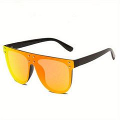 Y2K Oversized Mirror Lens Sunglasses UV400