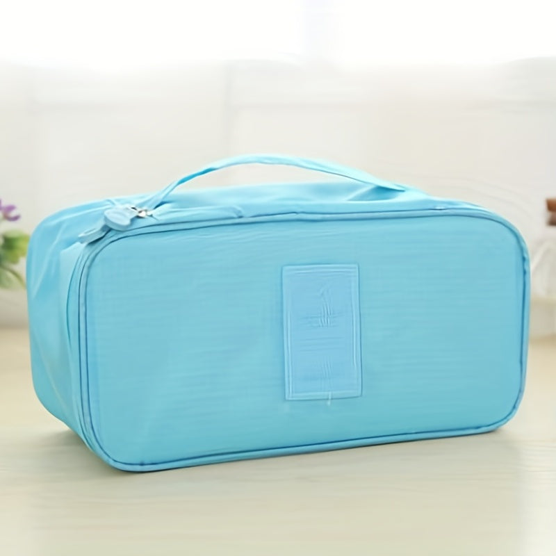 Travel Bra & Panty Organizer Portable Underwear Zipper Storage Bag