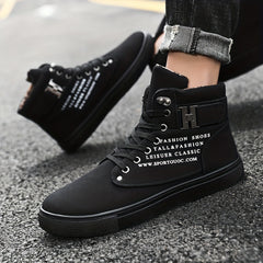 Men's Retro High Top Canvas Shoes
