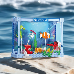 391pcs Ocean Aquarium Model Building Blocks Marine Animal Toy Set