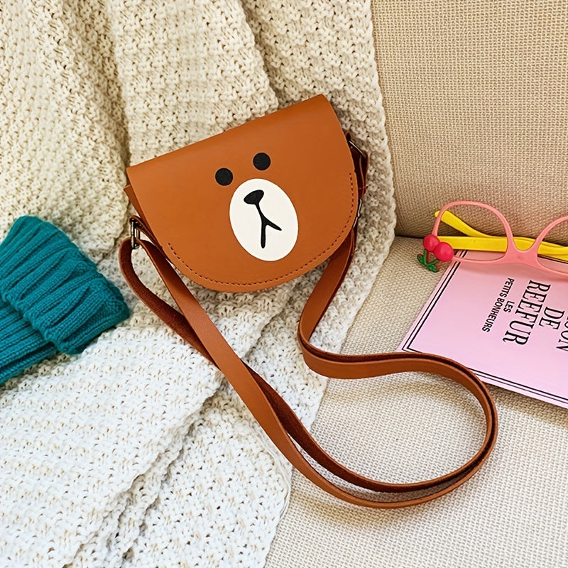 Cute Dino Bear Rainbow Coin Purse Wallet Crossbody Bag