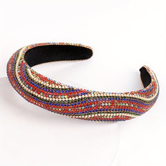 Rhinestone Headband Wide Thickened Hair Band Hair Accessories