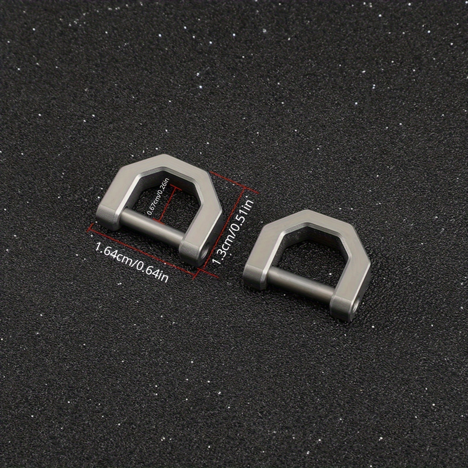 Titanium Alloy Key Ring D-Ring Keychain