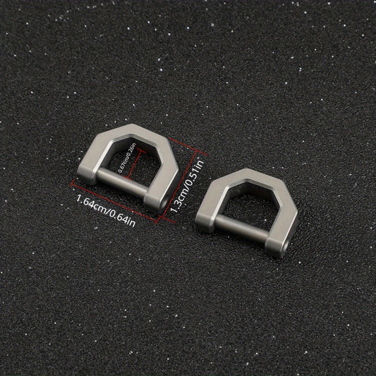 Titanium Alloy Key Ring D-Ring Keychain