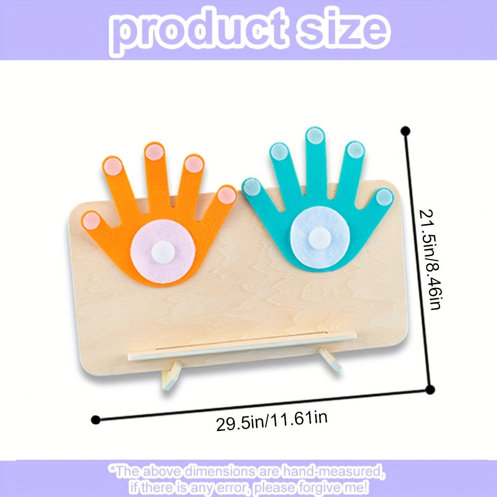 Wooden Arithmetic Learning Board for 3-yr-old Kids