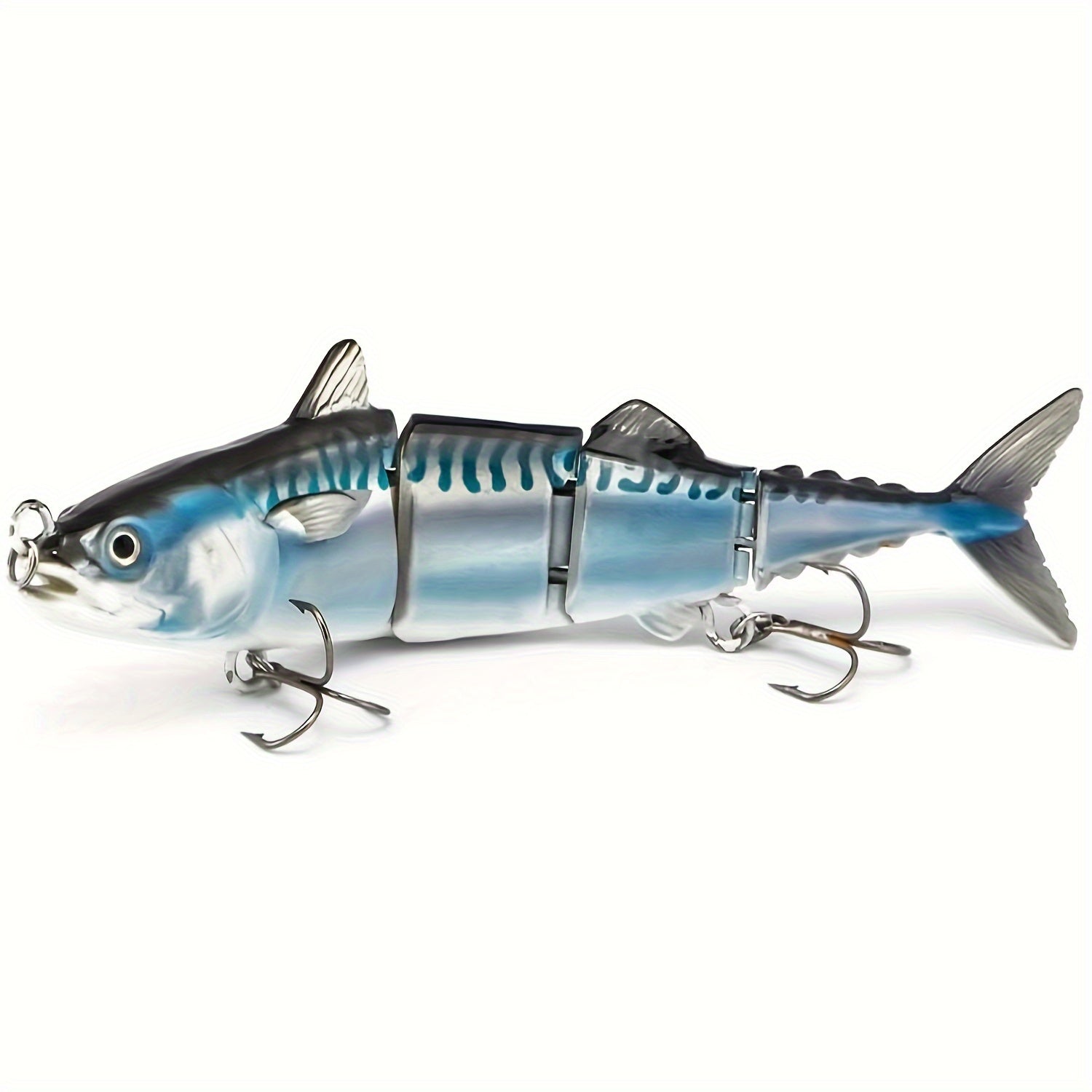 32.5g Tuna Fishing Lure 4 Segment Swimbait w/ Treble Hooks Freshwater Salt