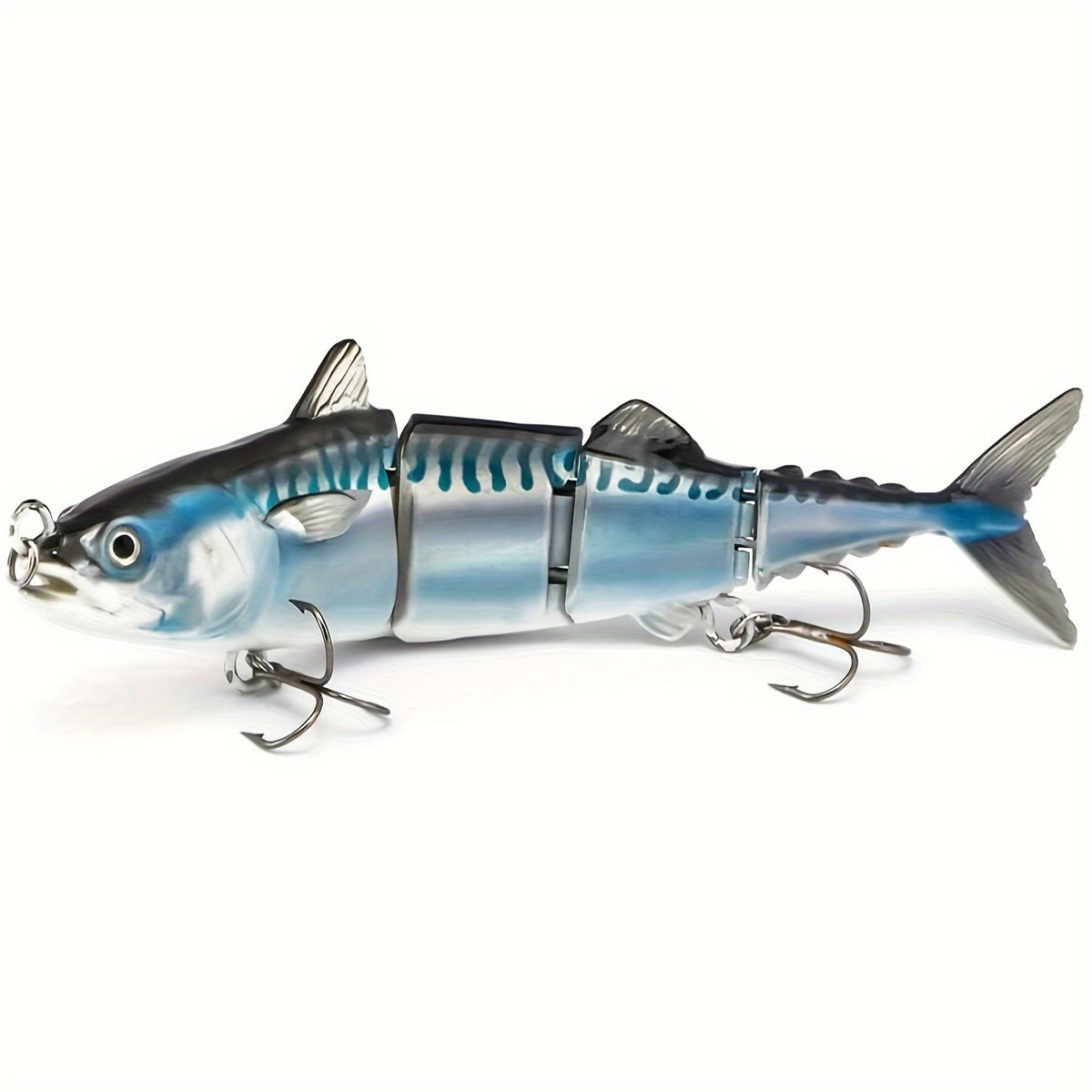 32.5g Tuna Fishing Lure 4 Segment Swimbait w/ Treble Hooks Freshwater Salt