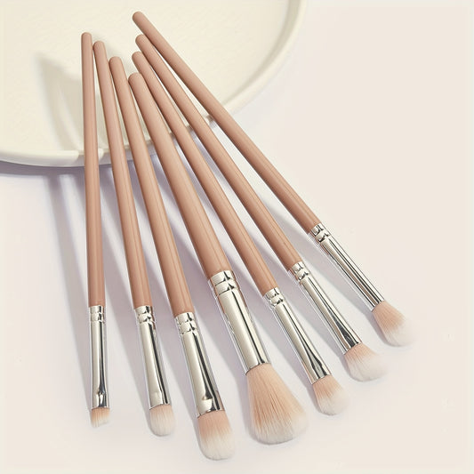 7 Pcs Makeup Brushes Set Professional Eyeshadow Cosmetic Make Up Tool