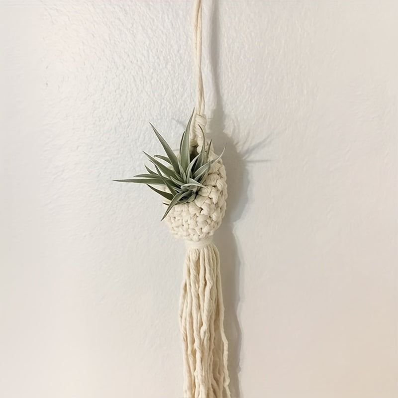 Boho Hand Woven Macrame Plant Hanger