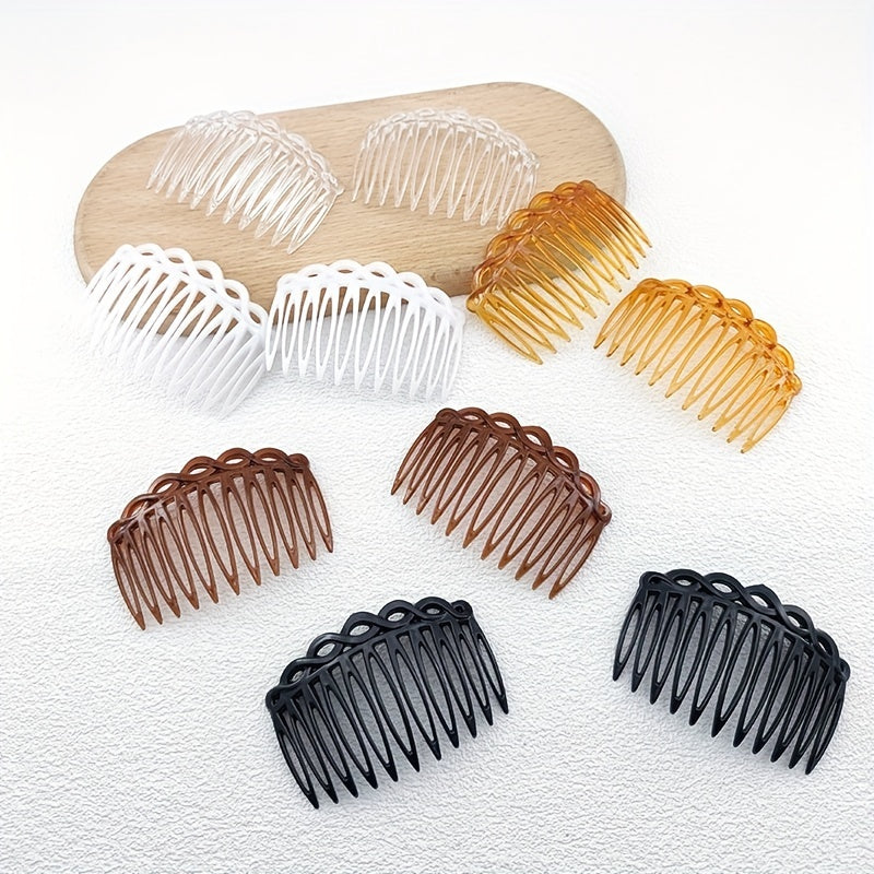 2pcs French Twisted Hair Comb & Stylish Hair Accessory for Women