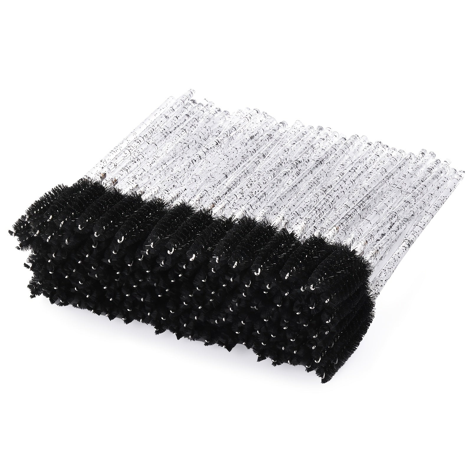 100Pcs Crystal Mascara Wand Eyelash Brush Eyebrow Applicator