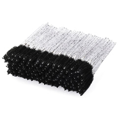100Pcs Crystal Mascara Wand Eyelash Brush Eyebrow Applicator