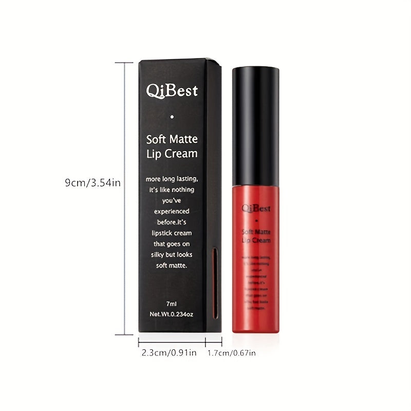 Matte Velvet Lip Glaze Waterproof Long Lasting Lip Gloss