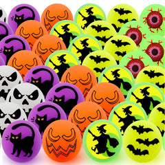 10pcs Halloween Glow In The Dark Bouncy Balls 2 Halloween Trick Treat Toy