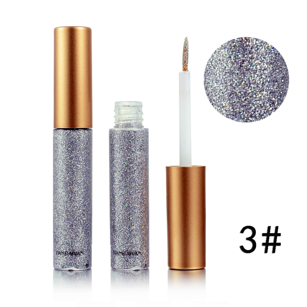 10 Sparkling Glitter Liquid Eyeliners Long Lasting Smudge Proof