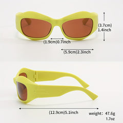 Y2K Wrap Around Sunglasses For Men Women UV400