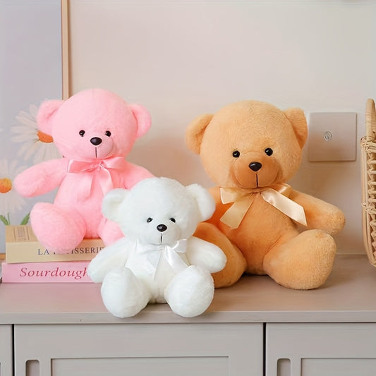 3pcs Colored Teddy Bear Plush Toys for Home Decor