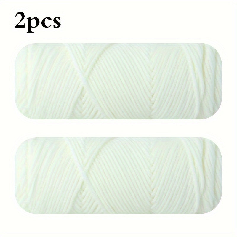 2pcs 100g Acrylic Yarn for Crocheting & Knitting