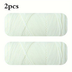 2pcs 100g Acrylic Yarn for Crocheting & Knitting