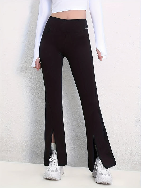 High Waist Yoga Pants Butt Lifting Flared Leggings