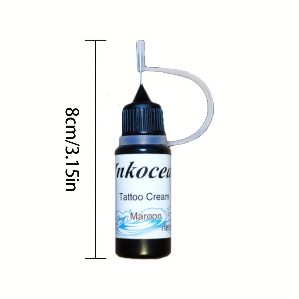 10ml Waterproof Tattoo Ink Juice Cream for Body Art Paint