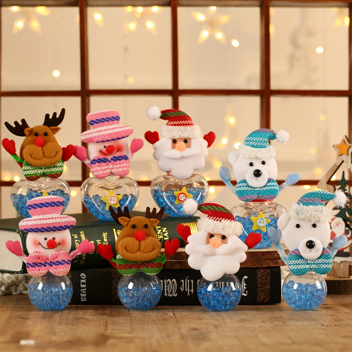 Snowman Candy Jar Party Favors Christmas Home Decoration