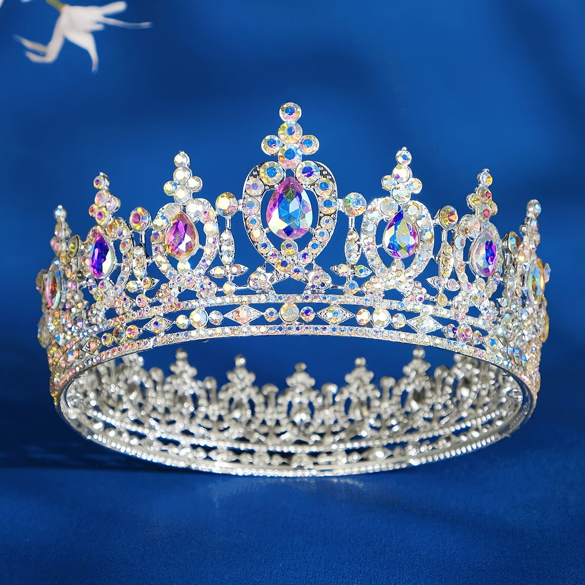 Rhinestone Crown Hairband Tiara Party Decorations