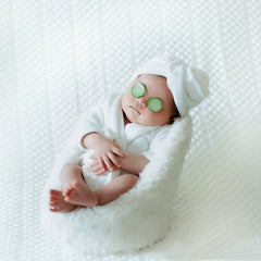 Newborn Photography Props Baby Bathrobes Bath Towel Hooded Robe