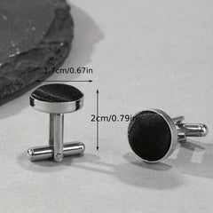 Men's Round Cufflinks Boyfriend Gift Wedding Suit
