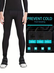 HOPLYNN Youth Compression Leggings Sports Rugby Quick-drying Leggings