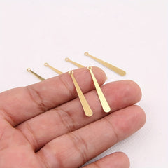 Copper Earring Accessories - Stick Shape Pendant - DIY Charms Decor