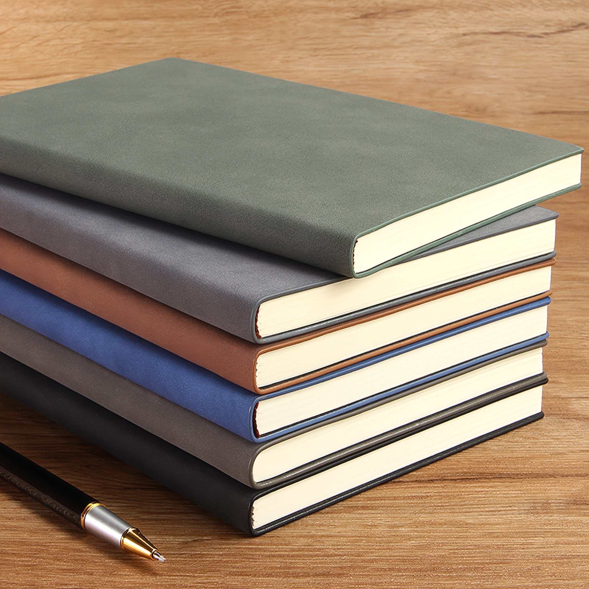 3 Colors A4 Notebook 100 Sheets High Eye Protection Paper Soft Cover