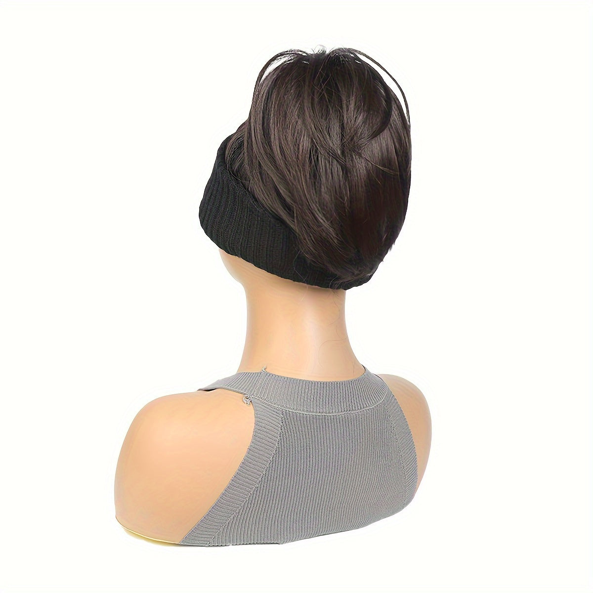 Women's Claw Clip Ponytail Extension Basic Style Straight Hair