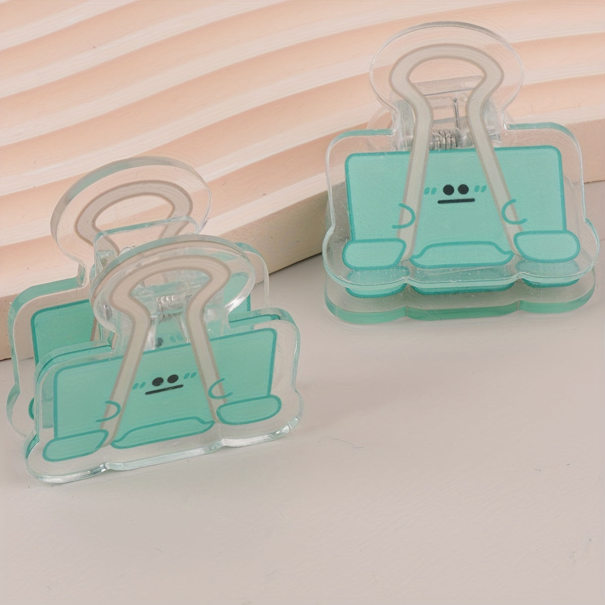 Acrylic Funny Expression Clipboard Long Tail Clip