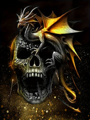 Skull 3d Print Men's Graphic T shirt